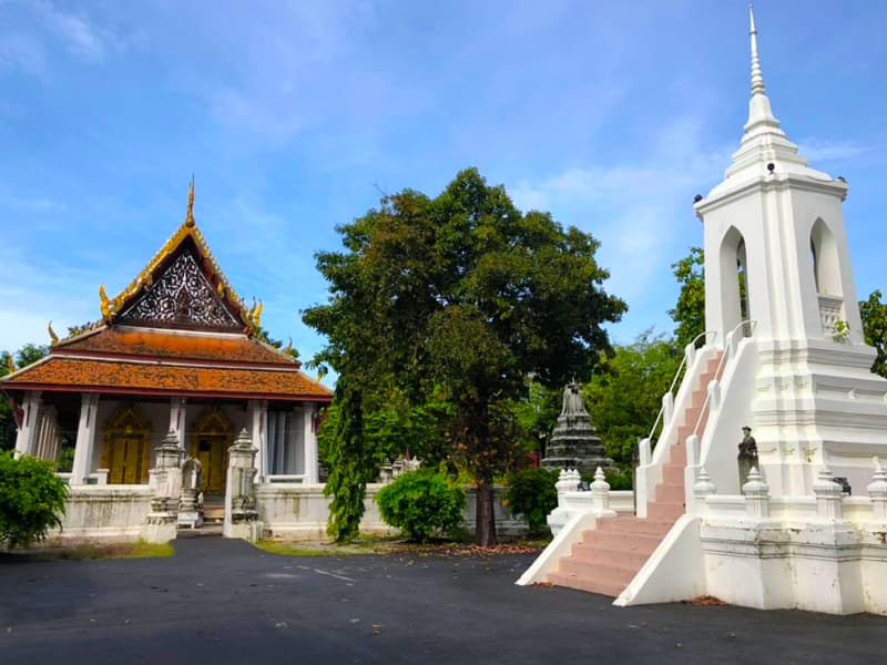 บรรยากาศรอบวัดโพธิ์บางโอ นนทบุรี 