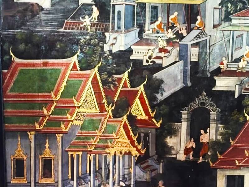 จิตรกรรมฝาผนังวิหารพระศาสดา วัดบวรนิเวศ