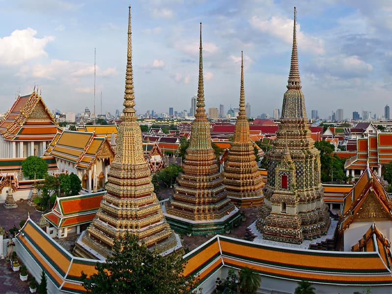 เจดีย์ภายในวัดโพธิ์