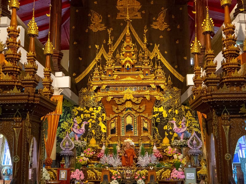 สถาปัตยกรรมศิลปะมอญภายในวัด